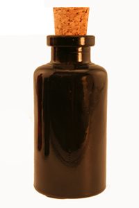 3.4 oz Black Mini Apothecary Reed Diffuser Bottle