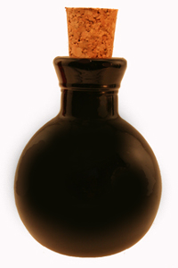 3.5 oz  Black Mini Orb Reed Diffuser Bottle