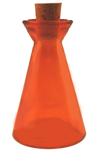 5 oz Orange Pyramid Reed Diffuser Bottle