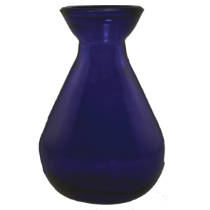 5 oz Cobalt Blue Teardrop reed diffuser bottle