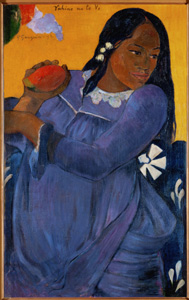 ArtScents Woman w Mango Gauguin